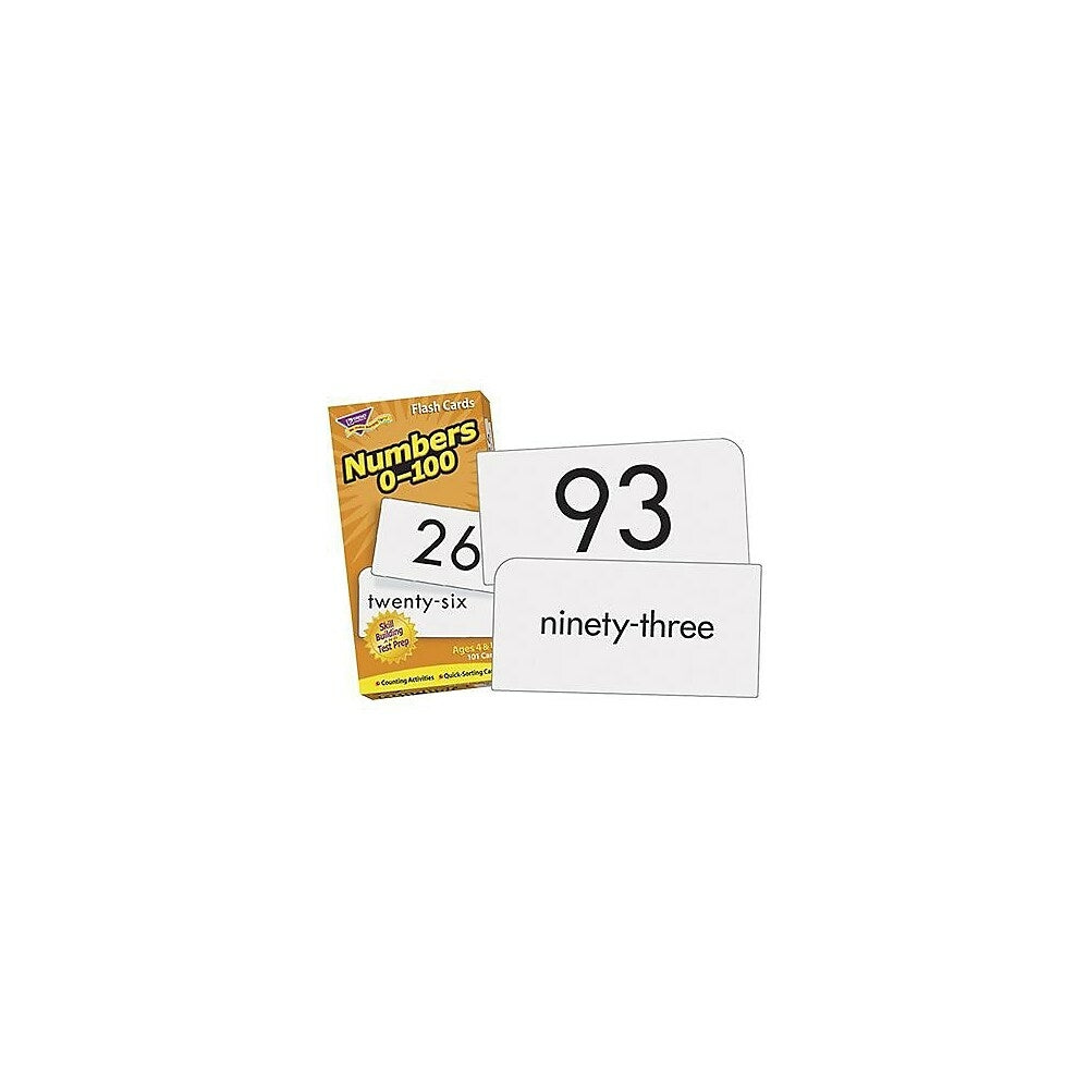 Image of Trend Enterprises Skill Drill Flash Cards, Numbers 0 - 100, 303 Pack (T-53107)