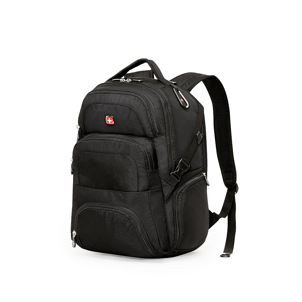 Image of Swiss Gear SWA1456R 17" Laptop Backpack, Black/Grey