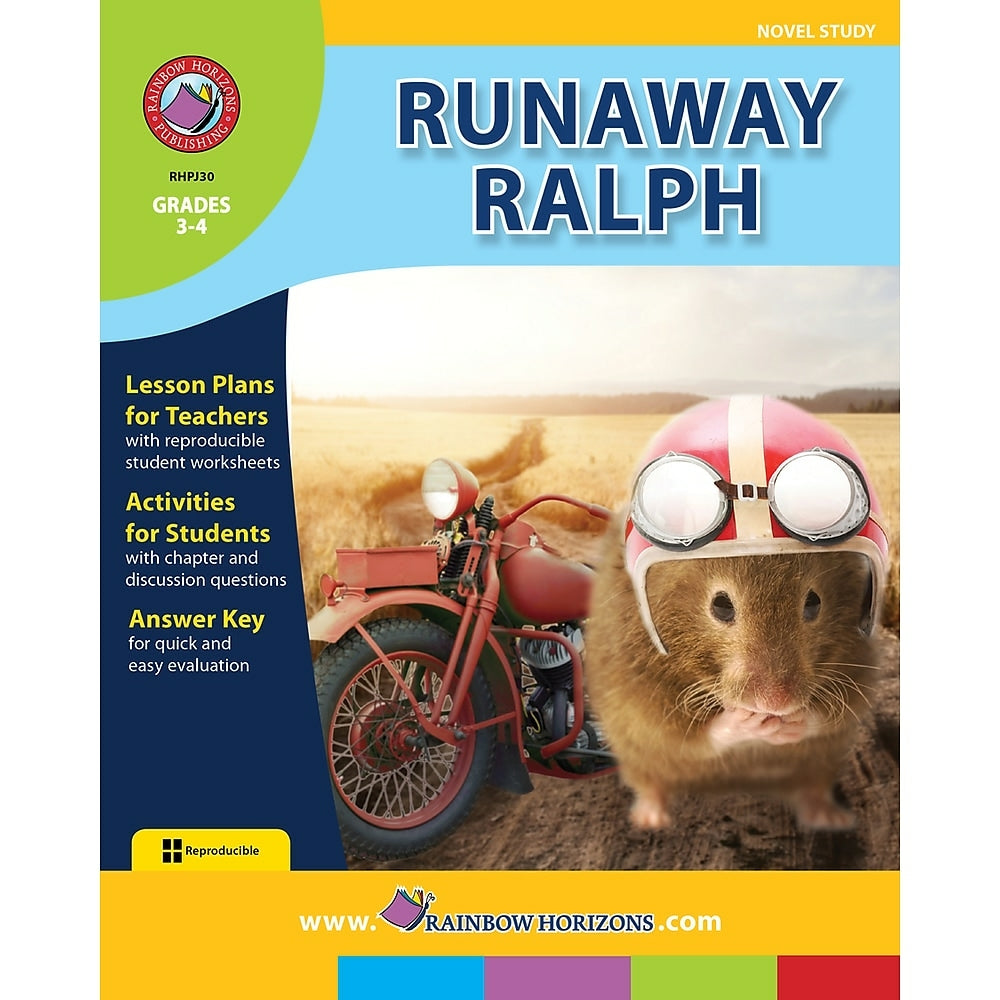 Image of eBook: Runaway Ralph - Novel Study (PDF version - 1-User Download) - ISBN 978-1-55319-153-7 - Grade 3 - 4