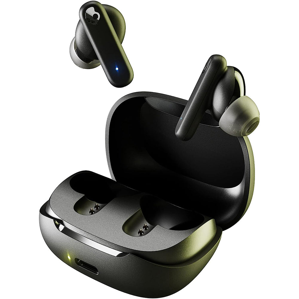 Image of Skullcandy Smokin' Buds Bluetooth Earbuds with Microphone - True Black