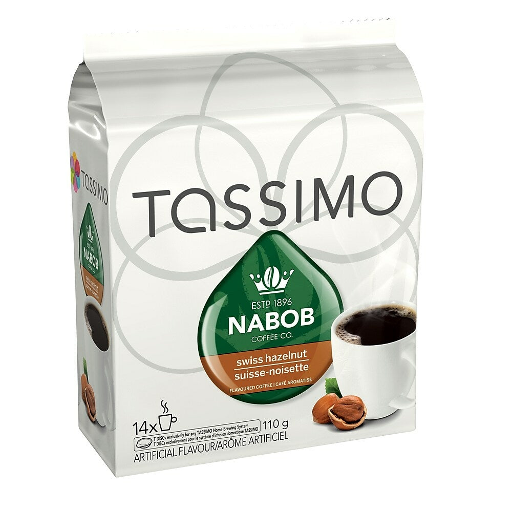 Image of Tassimo Nabob Swiss Hazelnut Coffee T-Discs - 14 Pack