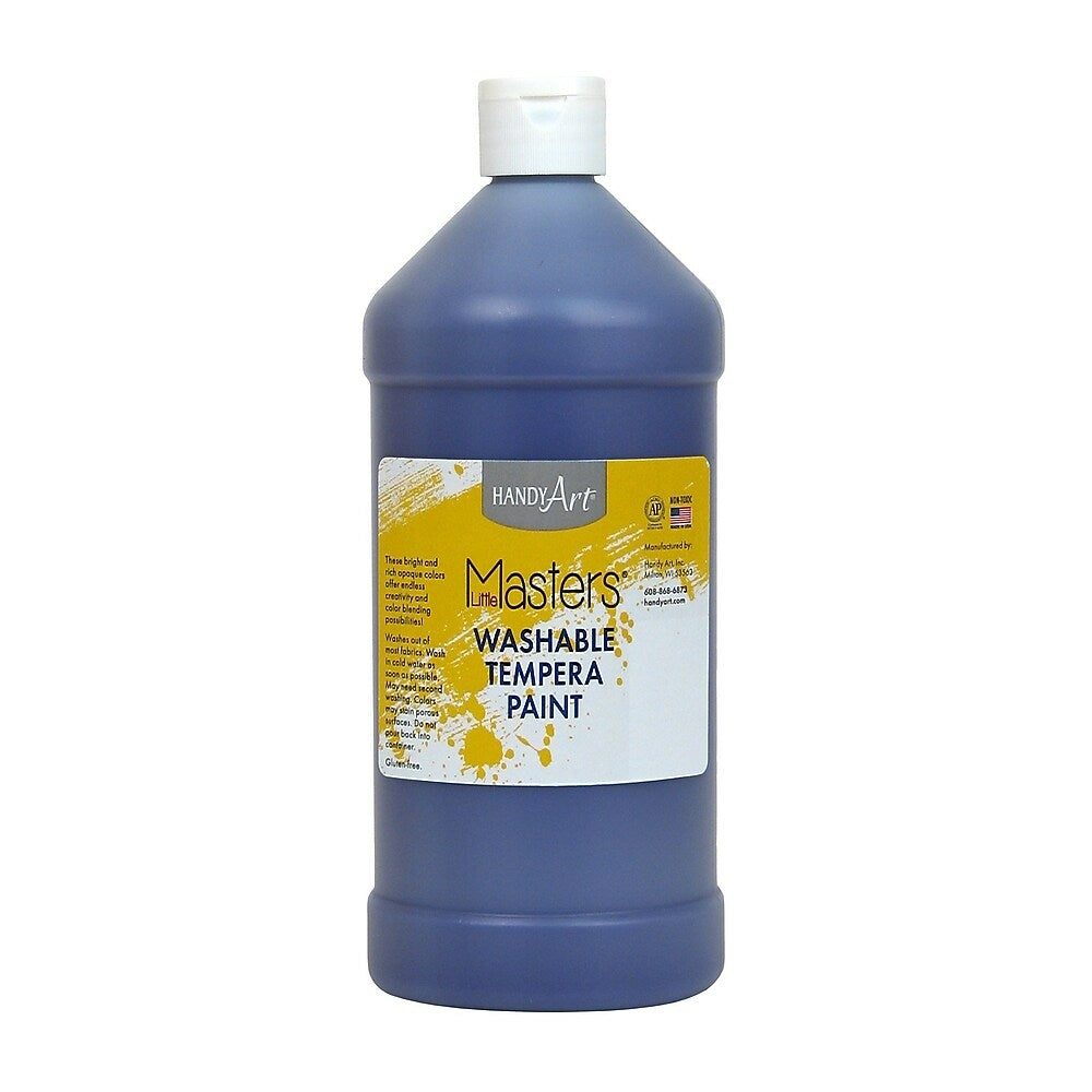 Image of Little Masters Non-toxic 32 oz. Washable Paint, Violet, 6 Pack