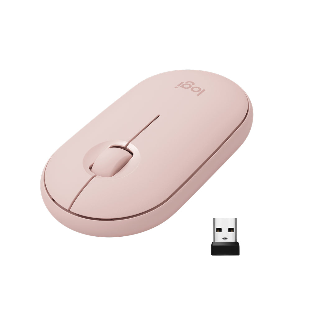 Image of Logitech Pebble M350 Wireless Mouse - Rose