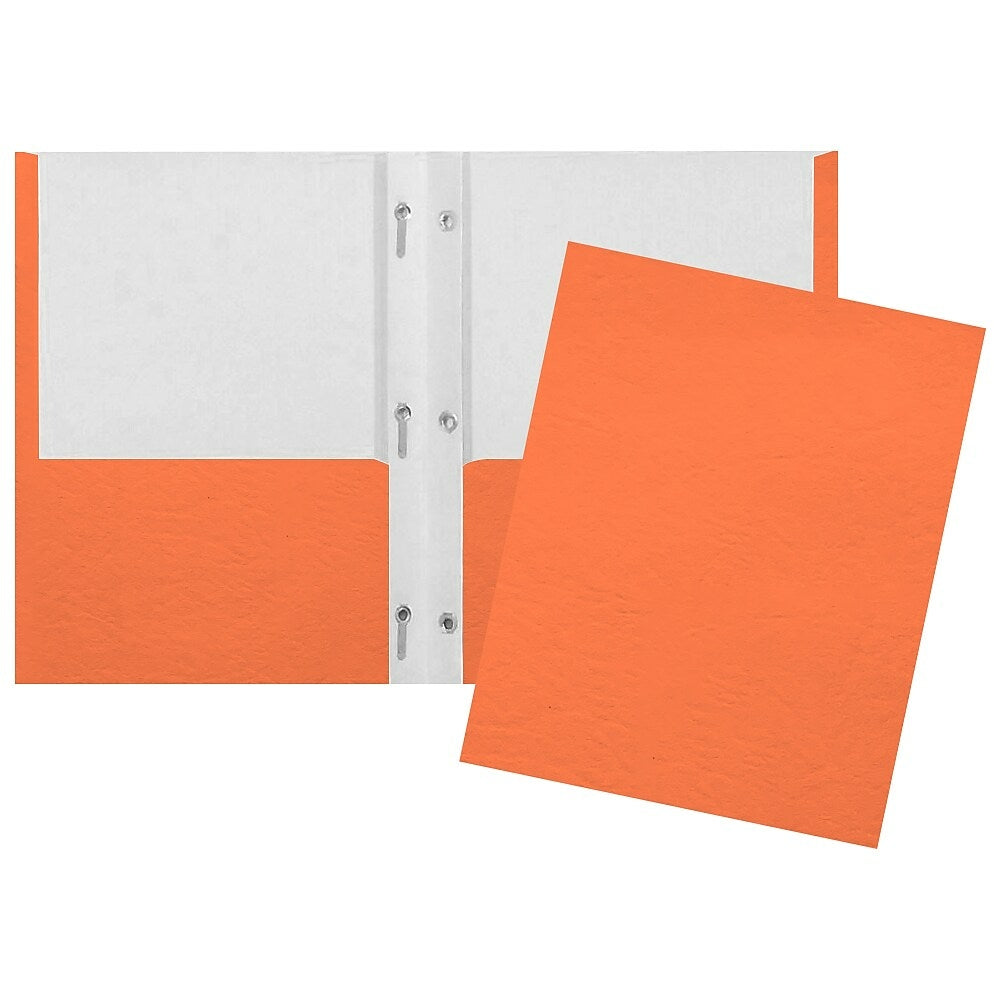 Image of Staples Twin Pocket & Prong Portfolio - Orange