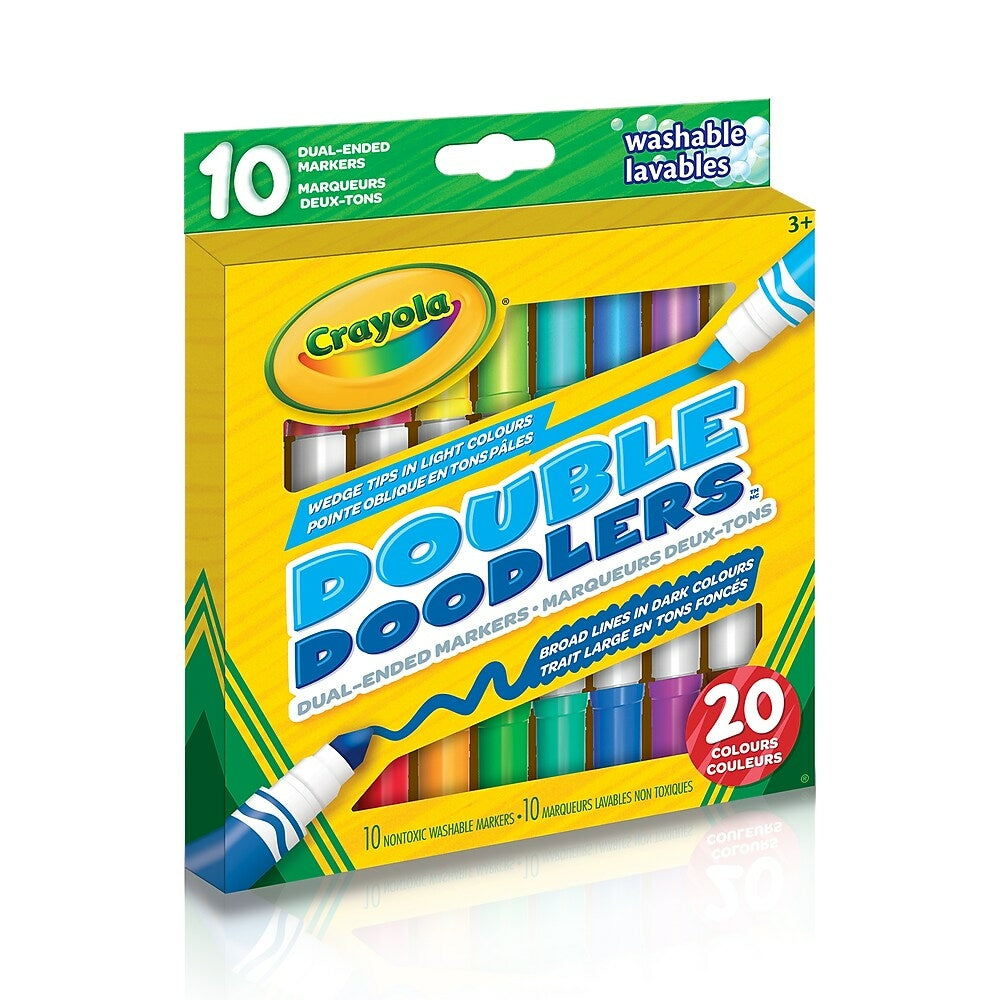 Image of Crayola Double Doodler Markers, 10 Pack