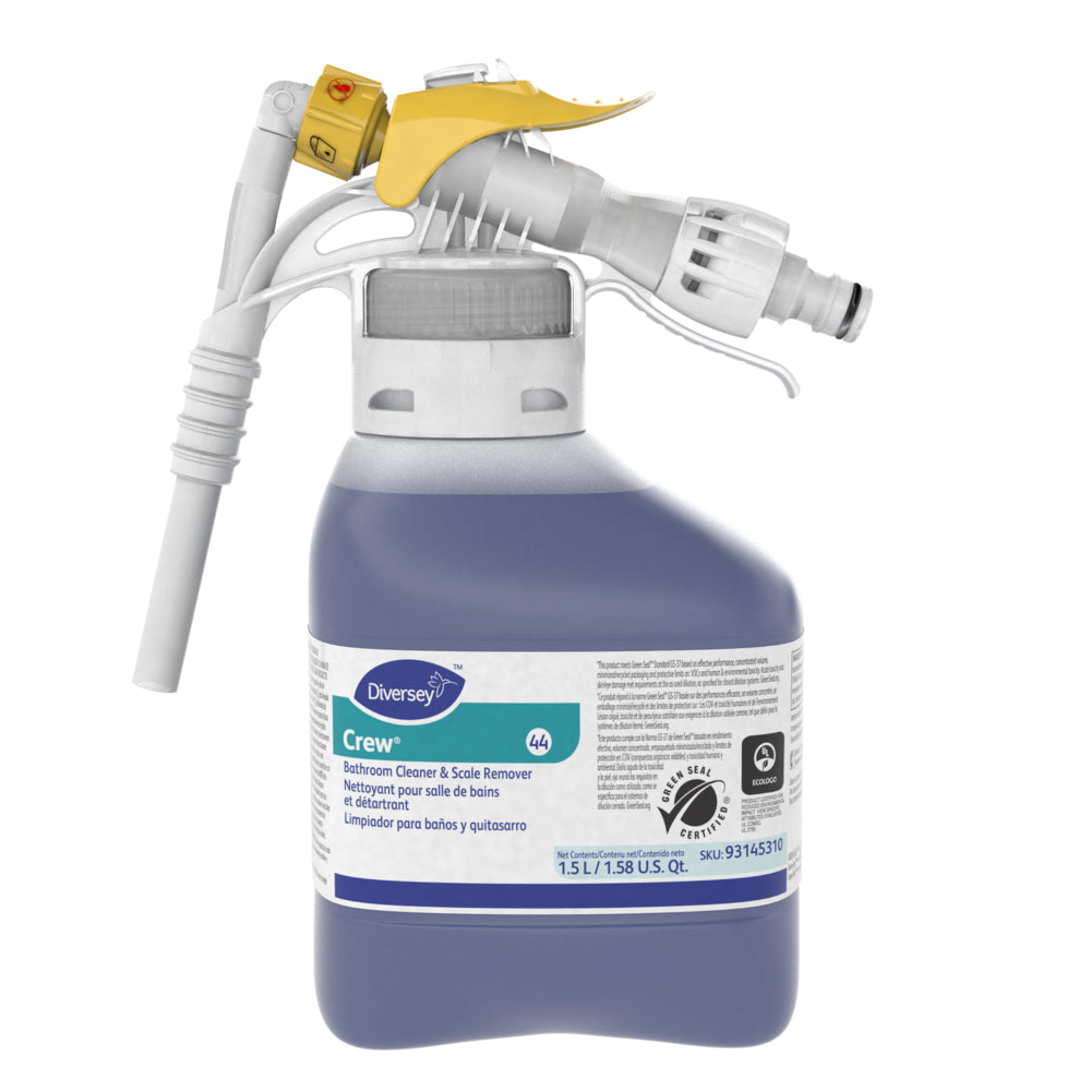 Image of Diversey Crew RTD Bathroom Cleaner and Scale Remover - Ready to Use - 1 1/2L - 2 Pack