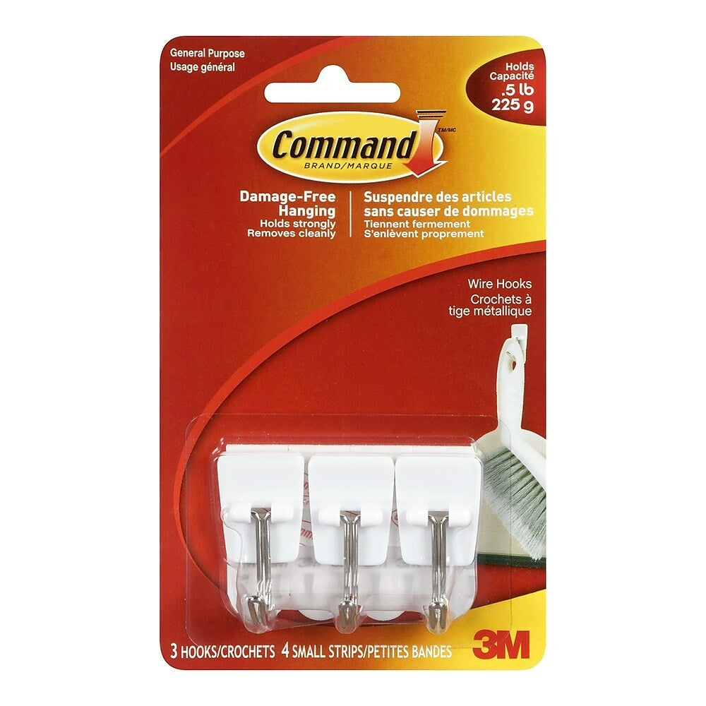 Image of Command Small Wire Hooks 17067C, White