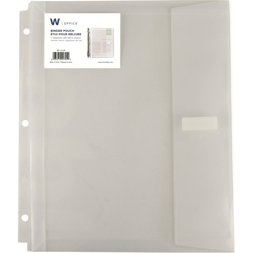 Image of Winnable Poly Binder Pocket - Clear