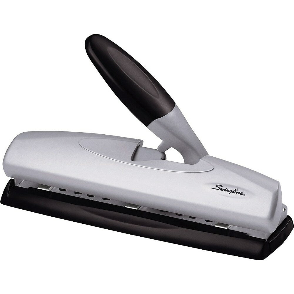 Image of Swingline LightTouch Lever Professional 2- or 3-Hole Punch, 12-Sheet Capacity