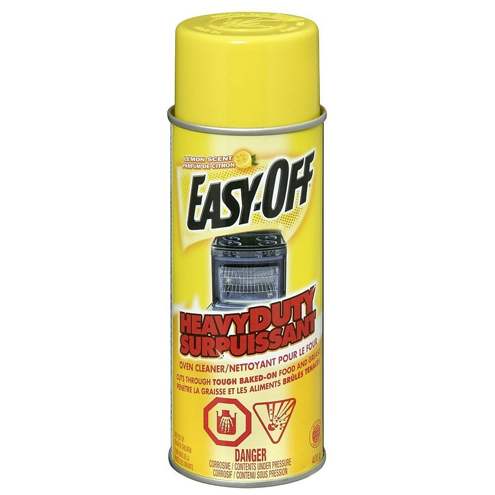 Image of Easy-Off Oven Cleaner Heavy Duty Aerosol Spray - Lemon Scent - 400g