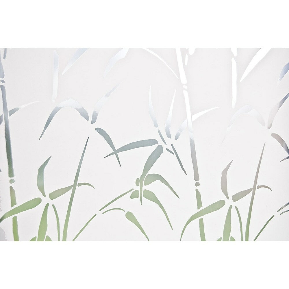Image of Brewster Bamboo Static Cling Window Privacy Film