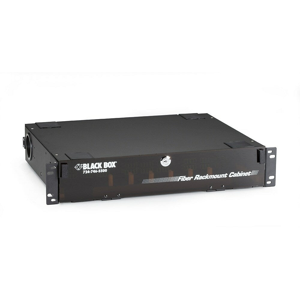 Image of Black Box JPM418A-R5 Rackmount Fiber Enclosure - 2U, 6-Slot Adapter