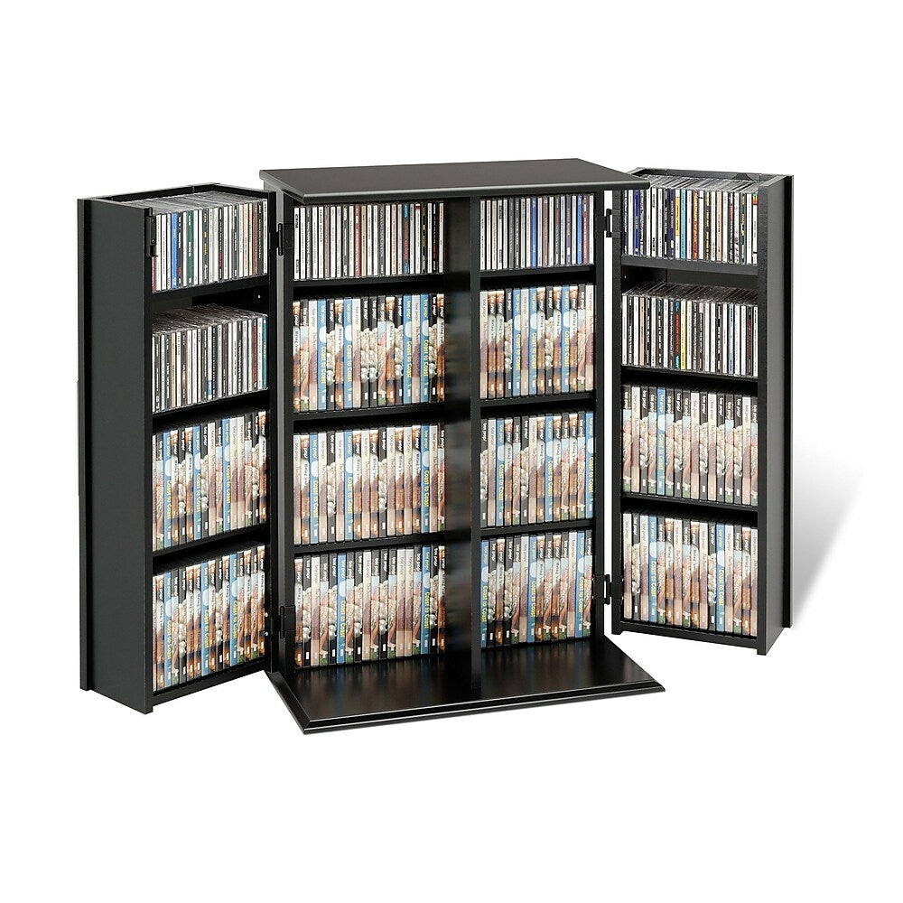 Image of Prepac Locking Media Storage Cabinet, Black