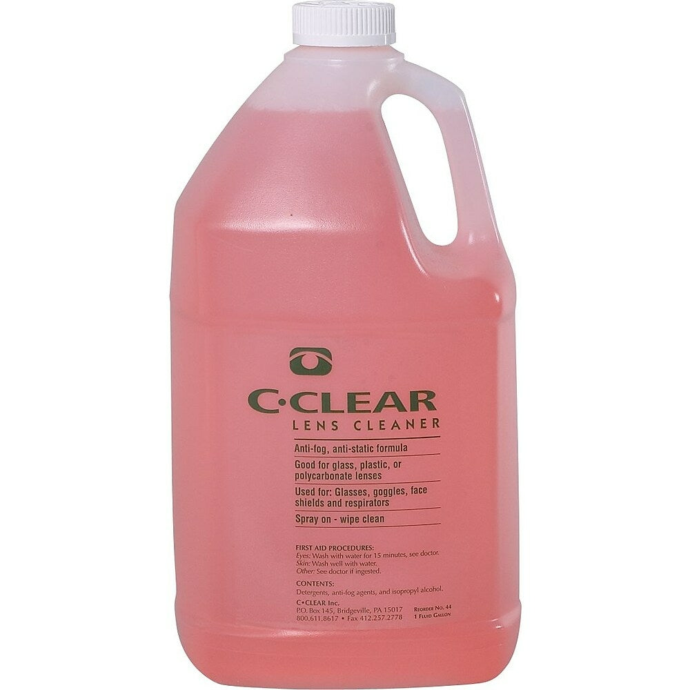 Image of Dentec C-Clear Lens Cleaning Solution 1 gallon, 4 Pack