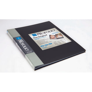 Art Portfolio Presentation Display Book, 24-pocket, Black