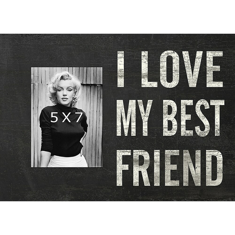 Image of Sign-A-Tology Love Best Friend Vintage Photo Frame - 15" x 11"