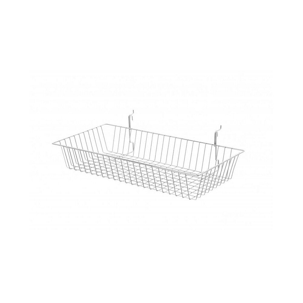 Image of Can-Bramar Universal Wire Basket, 24" x 12" x 4", Epoxy, 10 Pack