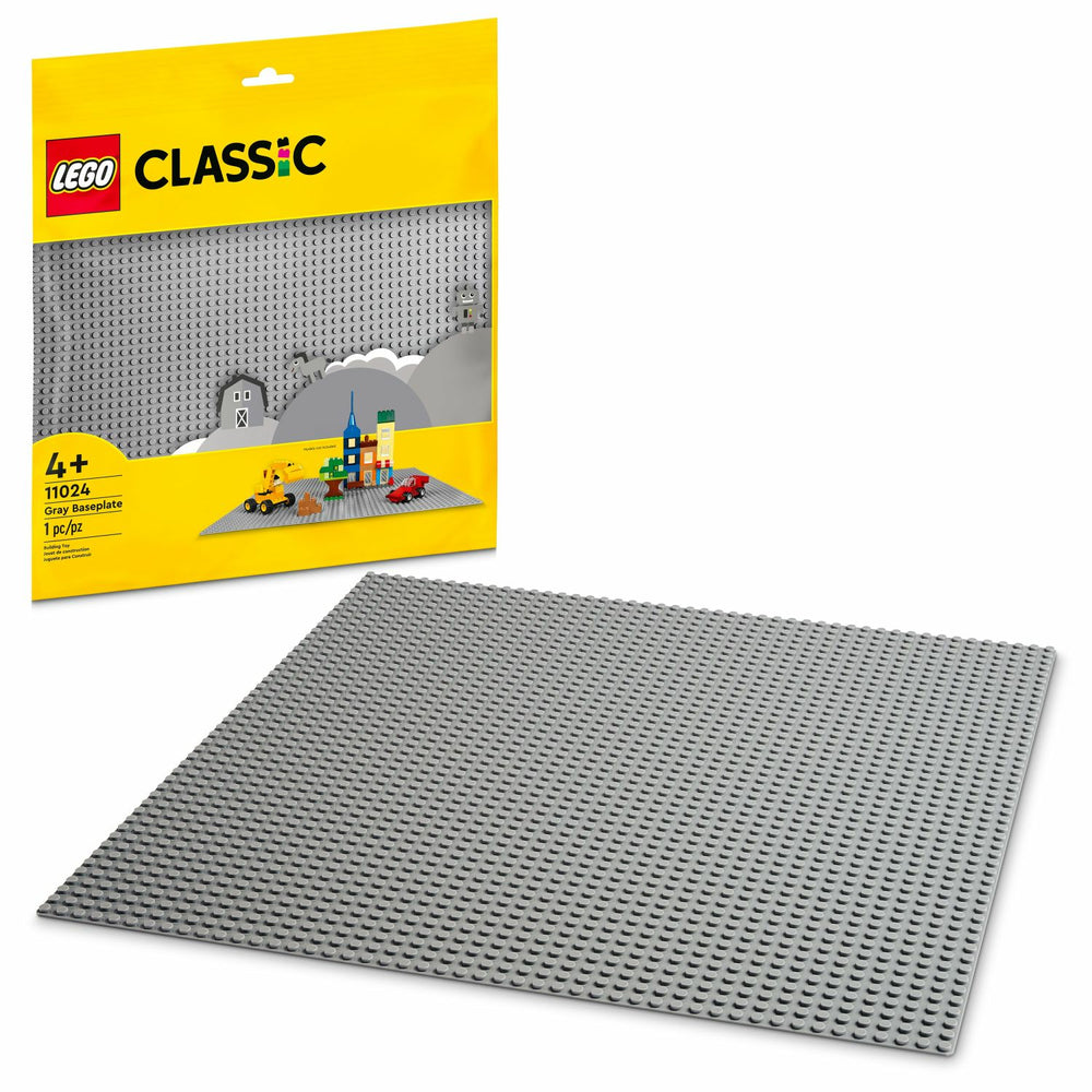 Image of LEGO Classic Gray Baseplate Building Kit - 1 Piece