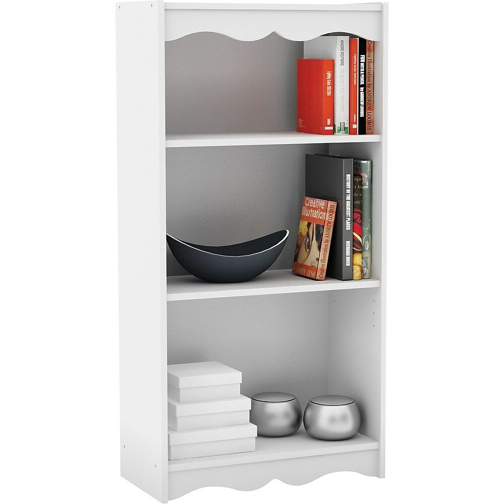 Image of Sonax Hawthorn Collection 48" Tall Bookcase, Frost White