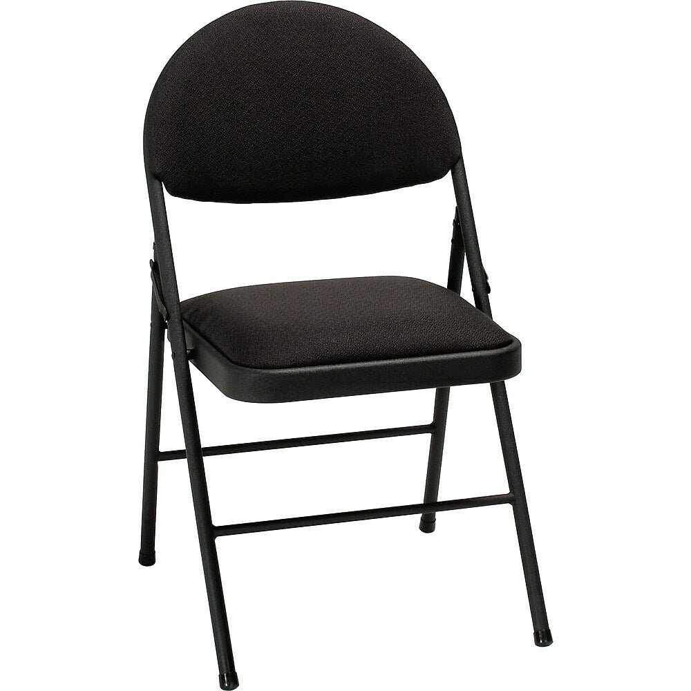 cosco xl comfort folding chair black 4 pack 37975tms4e