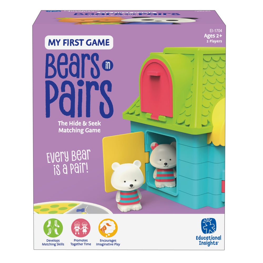 Image of Educational Insights My First Game: Bears in Pairs - Multicolor, Multicolour