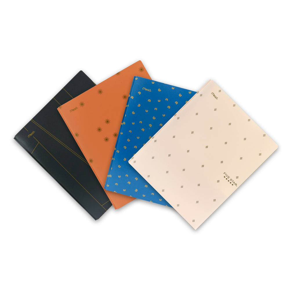 Image of Five Star Style Pocket & Prong Portfolio, Assorted Designs