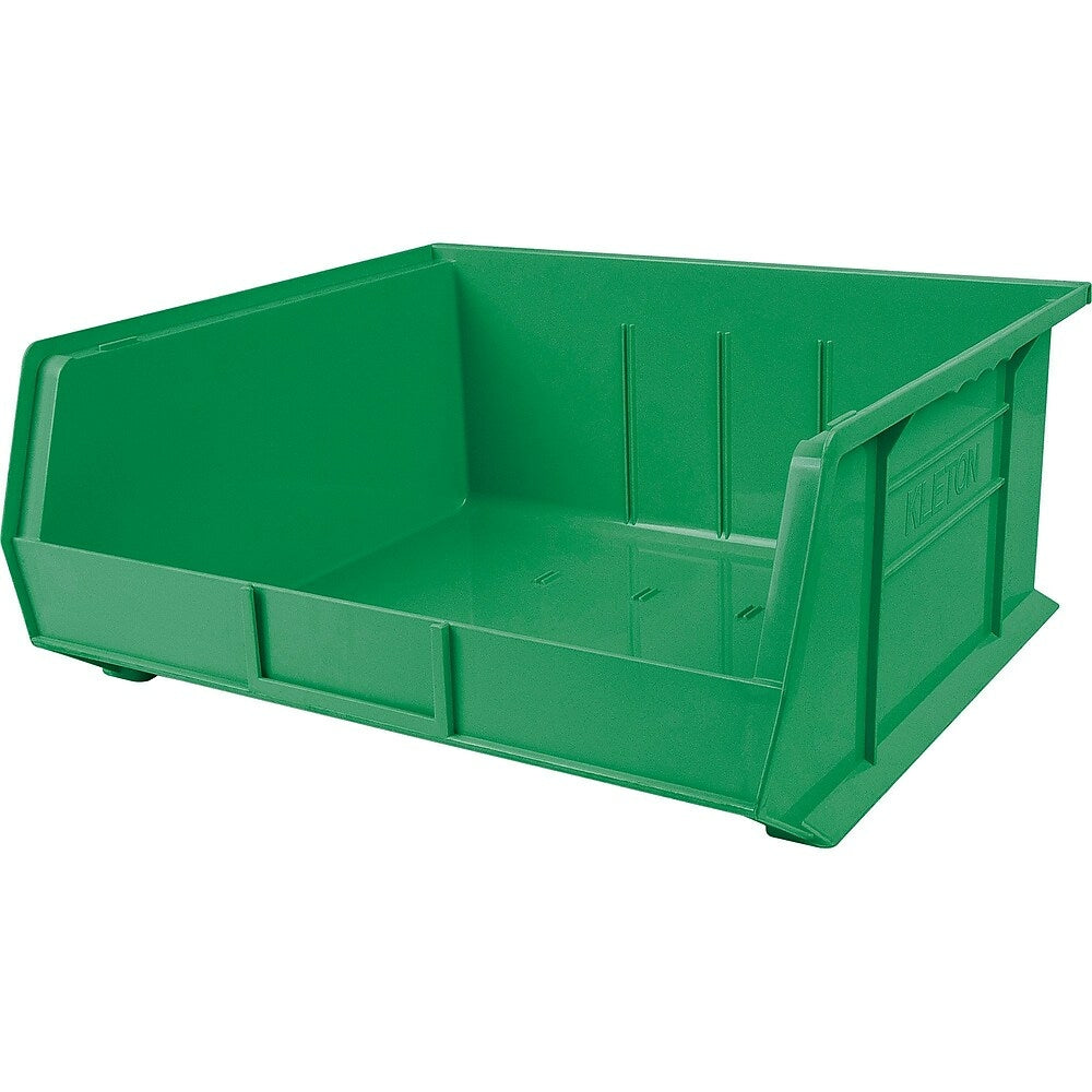 Image of Kleton Plastic Bins, Bins, Green (CF851), 4 Pack