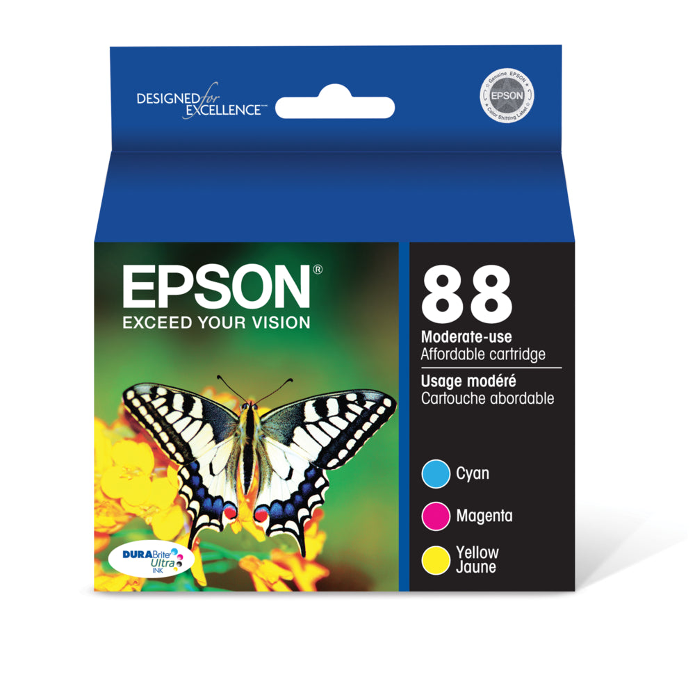 Image of Epson 88 Ink Cartridge Combo Pack - Cyan/Magenta/Yellow