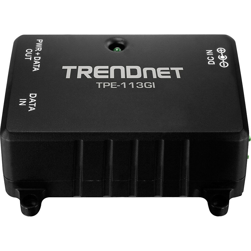 Image of TRENDNET TPE113GI Gigabit Powe Over Ethernet Injector