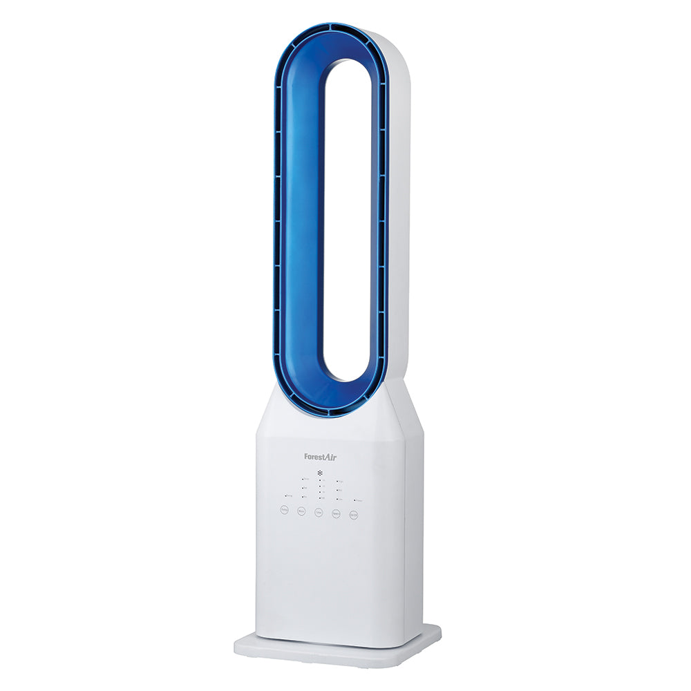 Image of Forest Air 35" Ellipse Bladeless Tower Fan - White