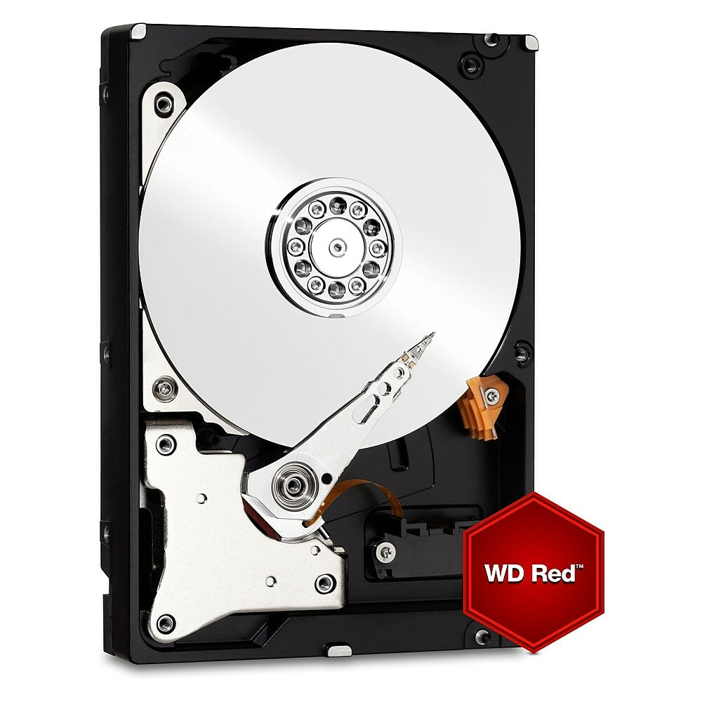 Image of Western Digital Red 1 TB NAS Internal Hard Drive, SATA, 6 GB/s, 3.5", Black