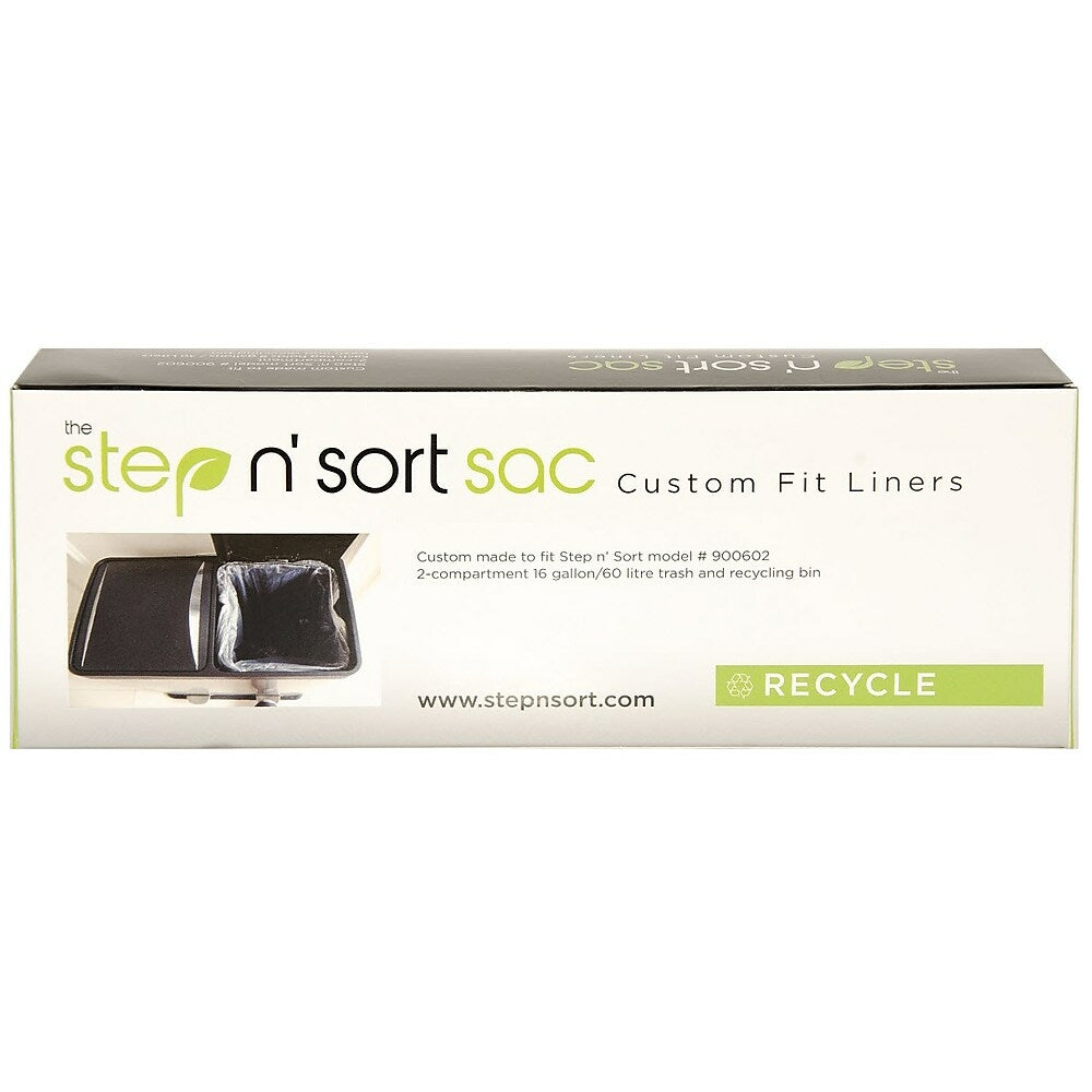 Image of The Step N' Sort Sac Custom Fit Liners, 30 Litre, 60 Pack