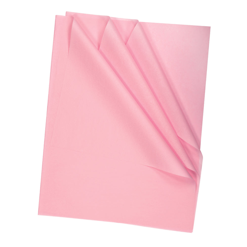 Image of North American Paper Inc. Tissue Paper - 20" x 30" - Light Pink - 24 Sheets