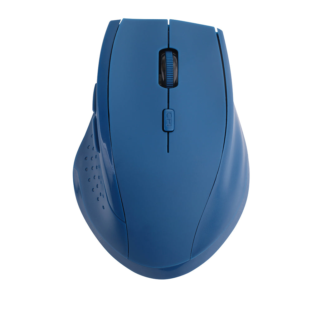 Image of Basic Tech Wireless Ergo 2.4GHZ Mouse - Sea Blue