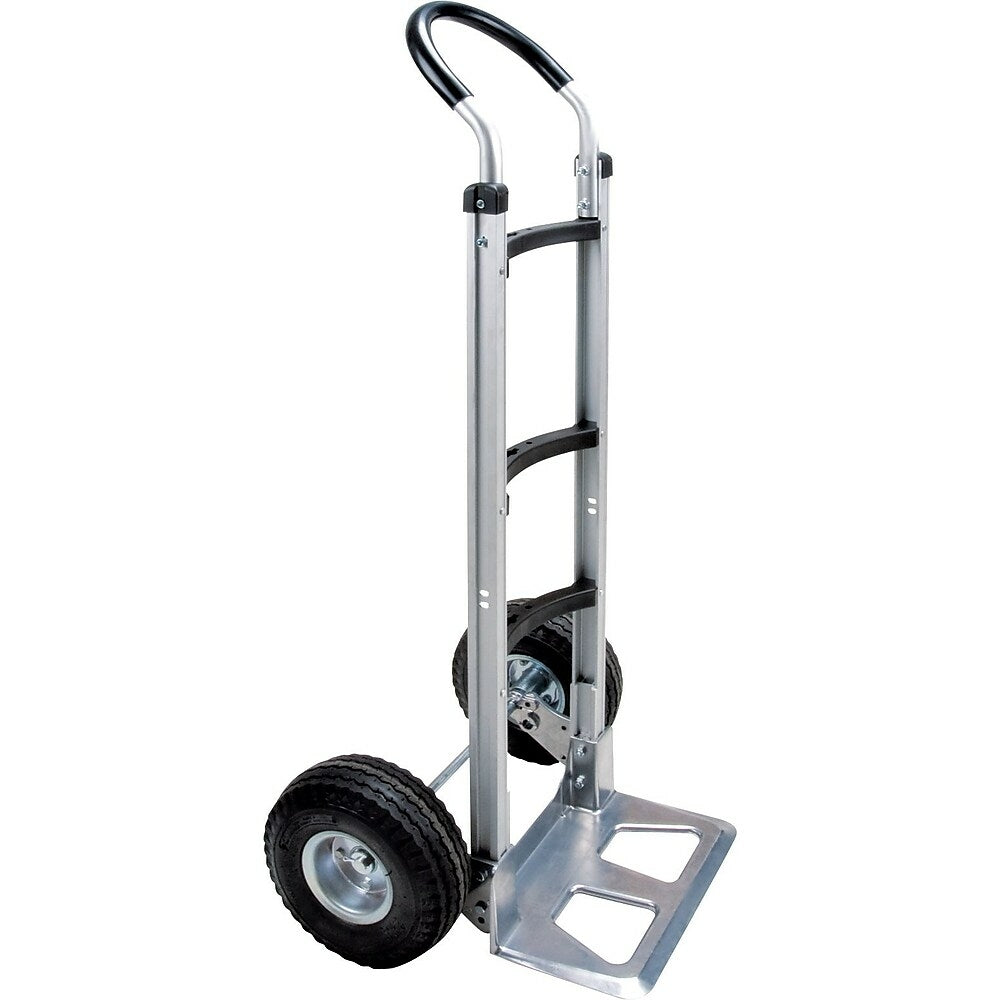 Image of Kleton Knocked Down Hand Truck, Continuous Handle, Aluminum, 52" Height, 500 Lbs. Capacity