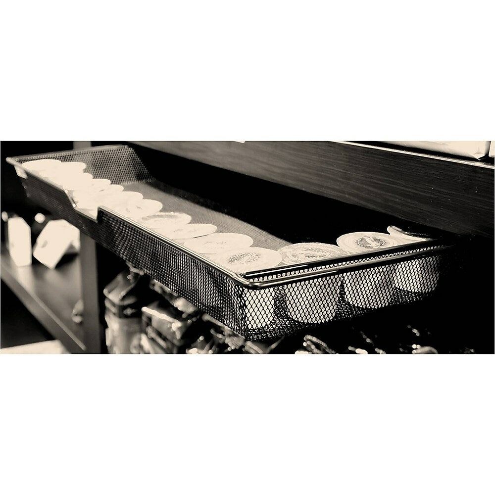 Image of The Storage House Undercabinet Coffee Pod Storage Drawer, 48 K-Cups, 33x23cm, Black