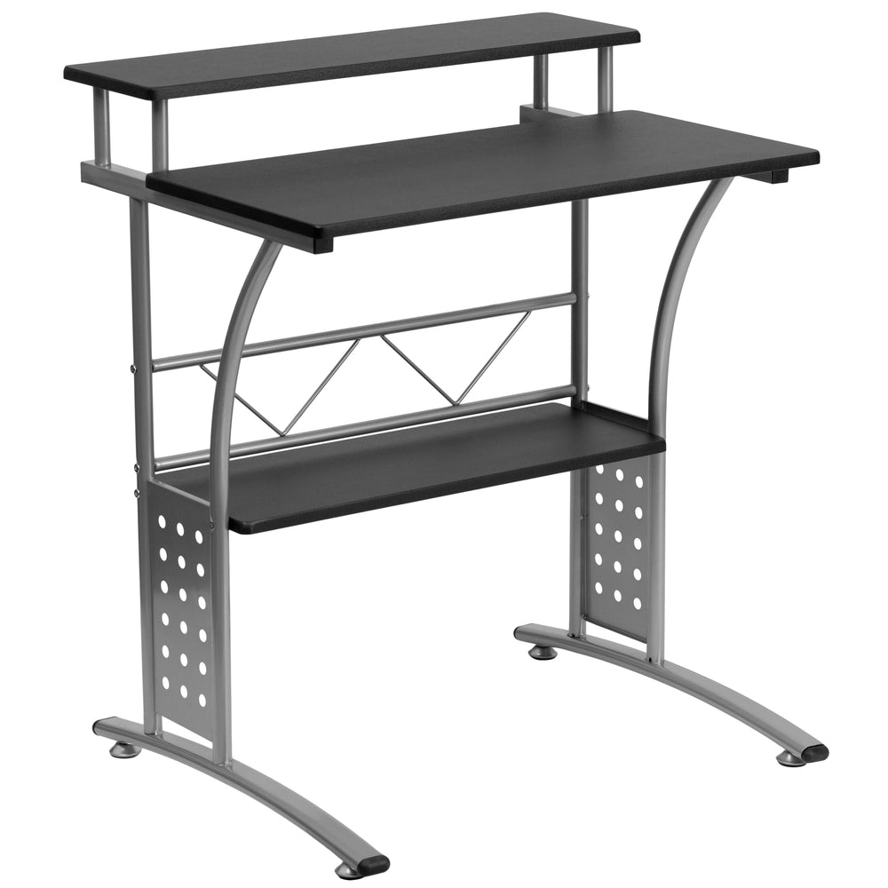 Image of Flash Furniture Clifton Black Computer Desk