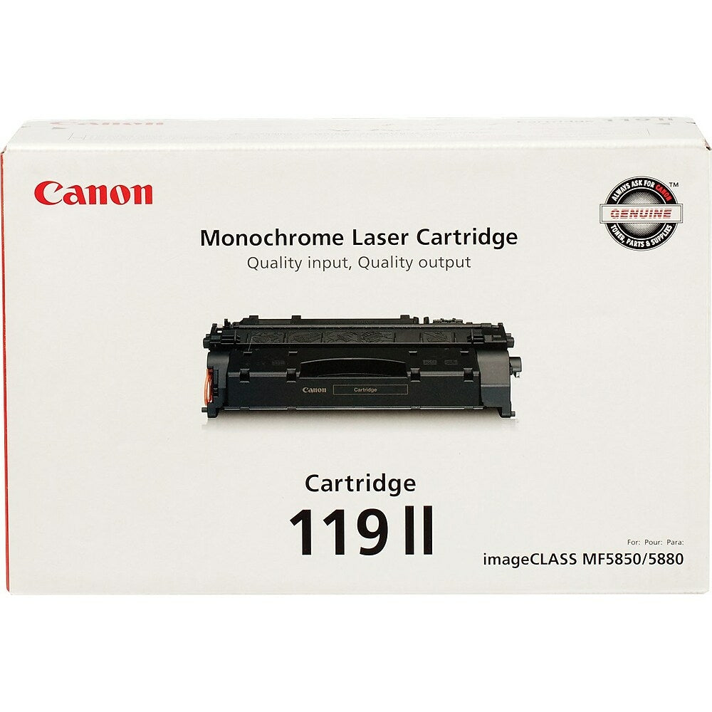 Image of Canon 119 Black Toner Cartridge II (3480B001), High Yield