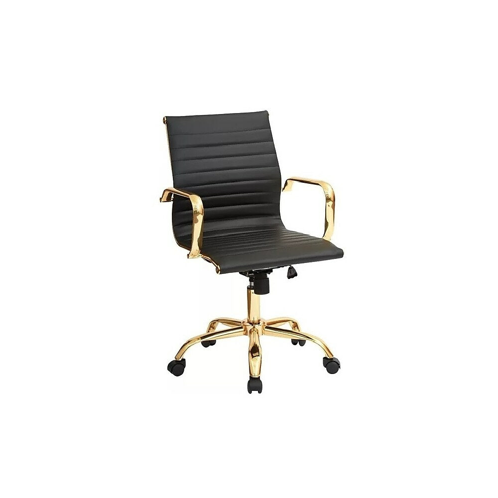 Plata Import Toni Low Back Gold Office Chair