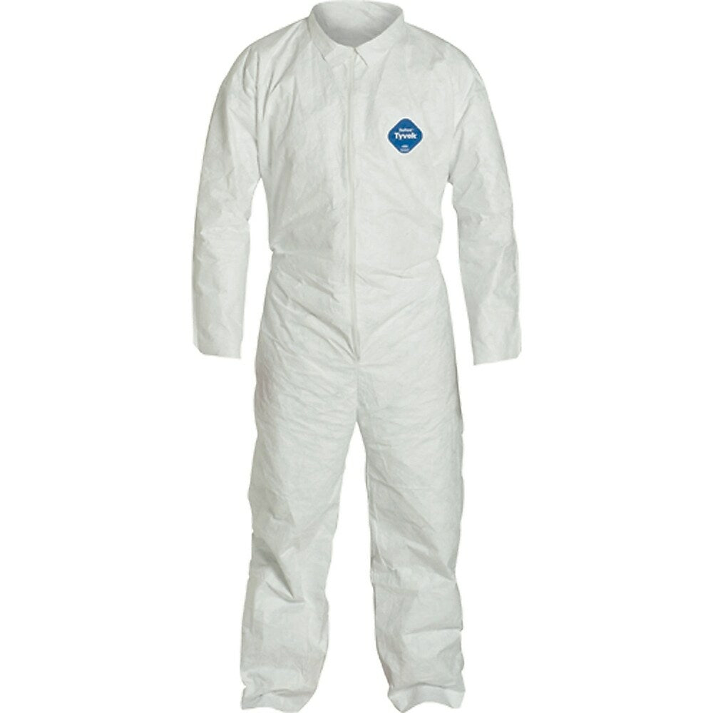 Image of Dupont Personal Protection - Tyvek 400 Coveralls - Large - White - Tyvek - 12 Pack