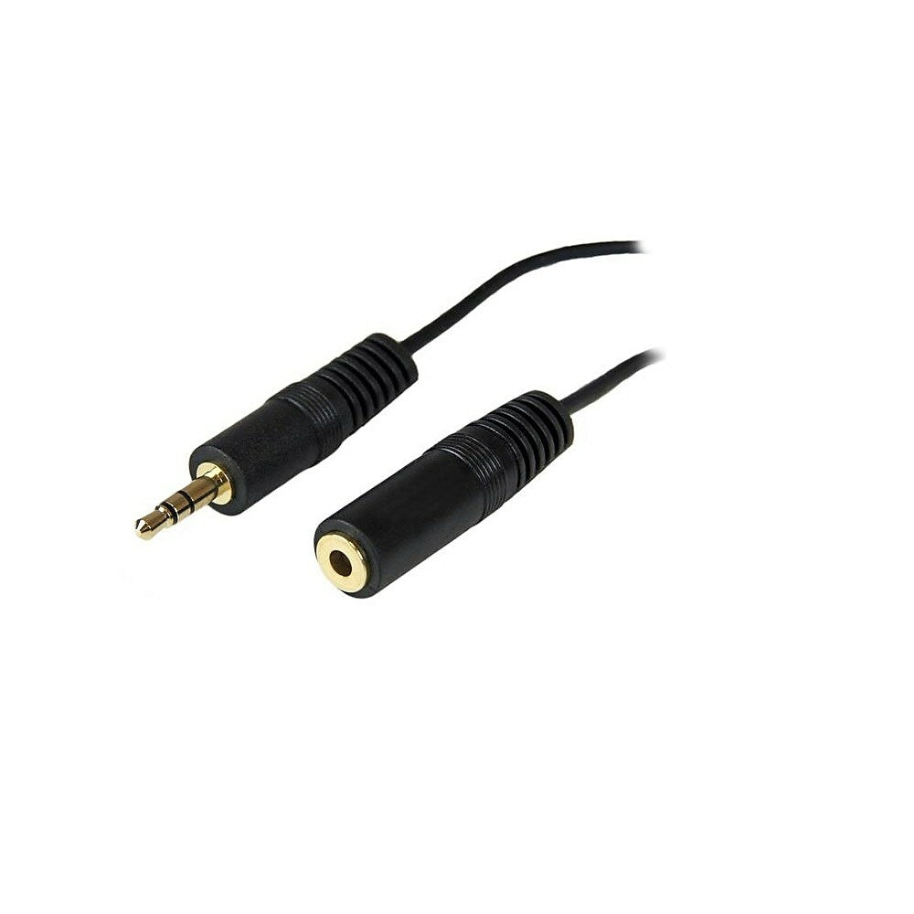 Image of StarTech Speaker Extensions Audio Cable, 12 ft., Black