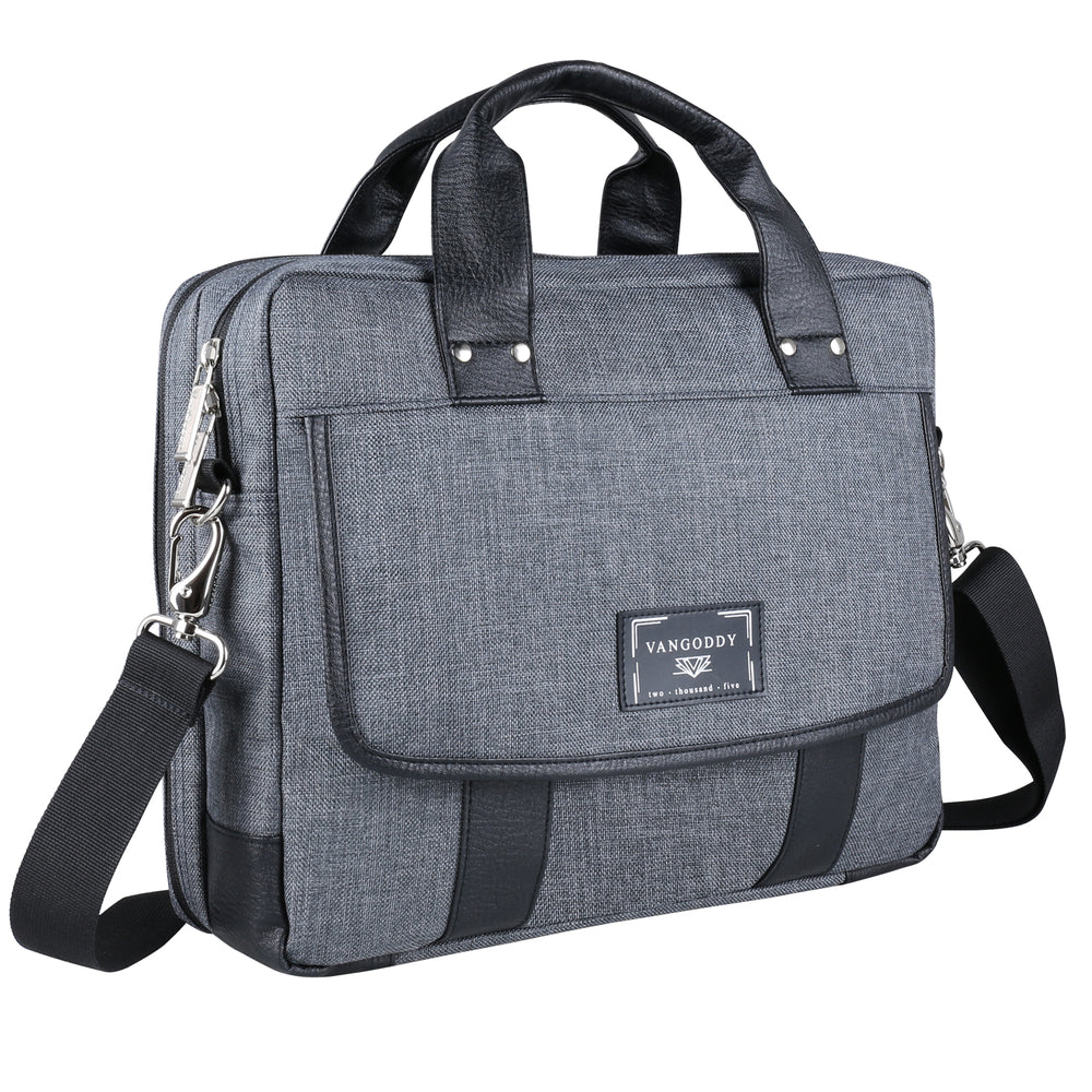 Image of Vangoddy Chrono 14" Laptop Messenger Bag - Crossover - Grey, Space_Grey