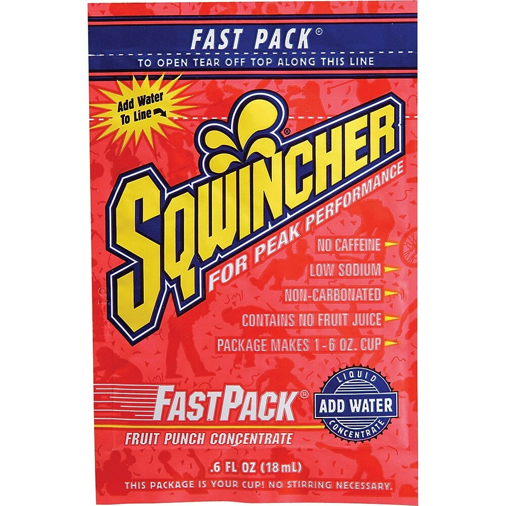 Image of Sqwincher Fast Pack SAF873 Fruit Punch - 100 Pack