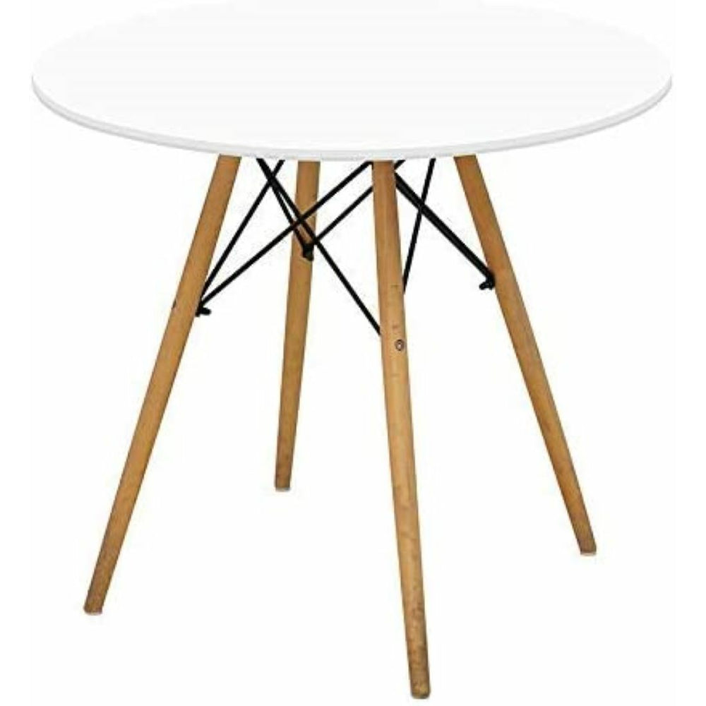 Image of Nicer Furniture Eames Style Dining Table with 40" Table Top - White