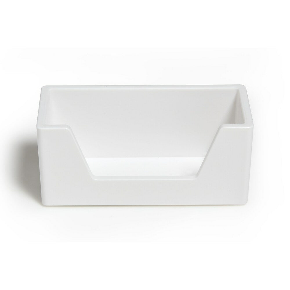 Image of TRU RED Business Card Holder - White