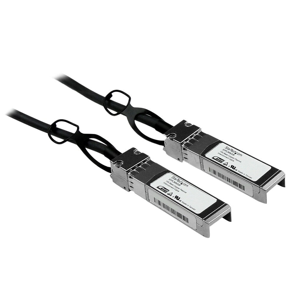 Image of StarTech Cisco Compatible SFPPlus 10, Gigabit Ethernet (10GbE) Passive Twinax Direct Attach Cable, 3m