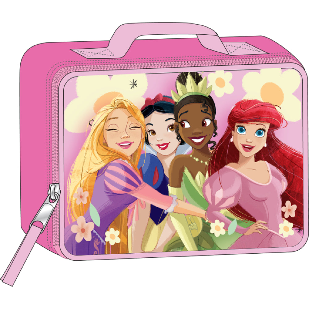Image of Bioworld Disney Princess Lunch Bag - Pink, Multicolour