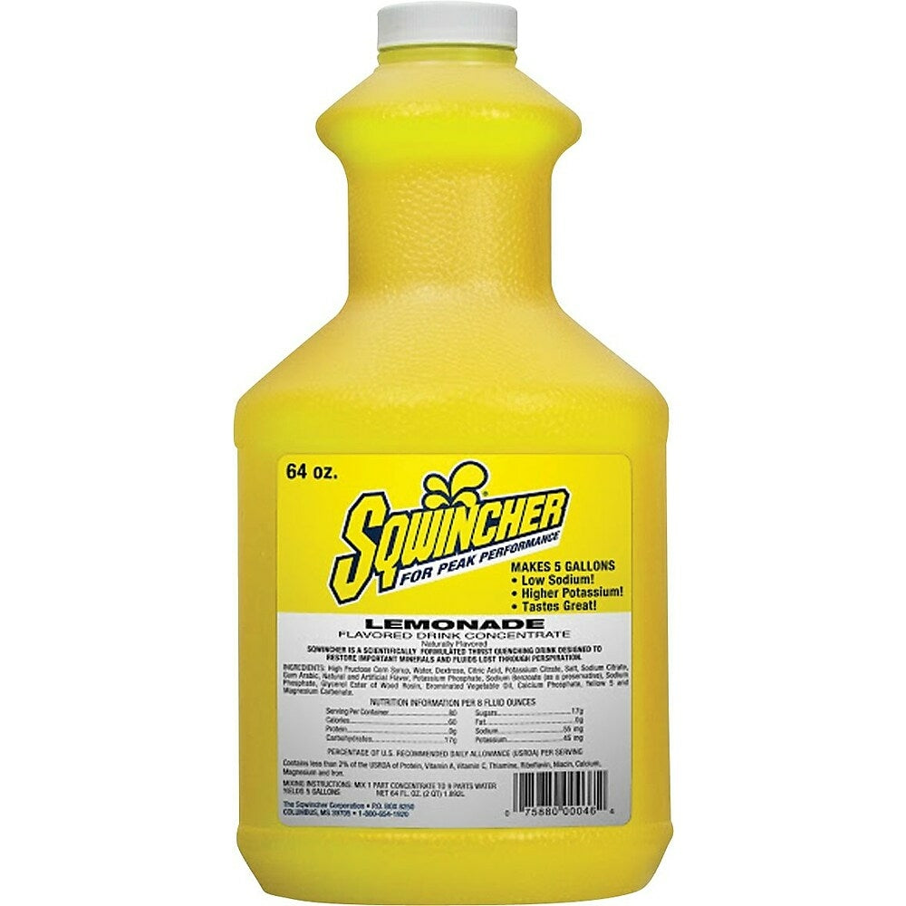 Image of Sqwincher Concentrate Lemonade Flavour - 64oz - 6 Pack