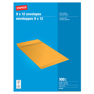  STP66396  Staples - Enveloppes blanches n° 10, 4 1/8 po