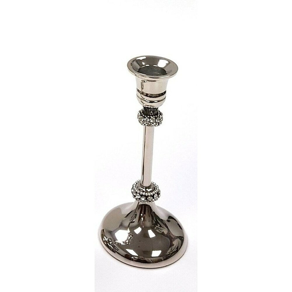 Image of Elegance Taper Candle Holder with Chatons 6.5"
